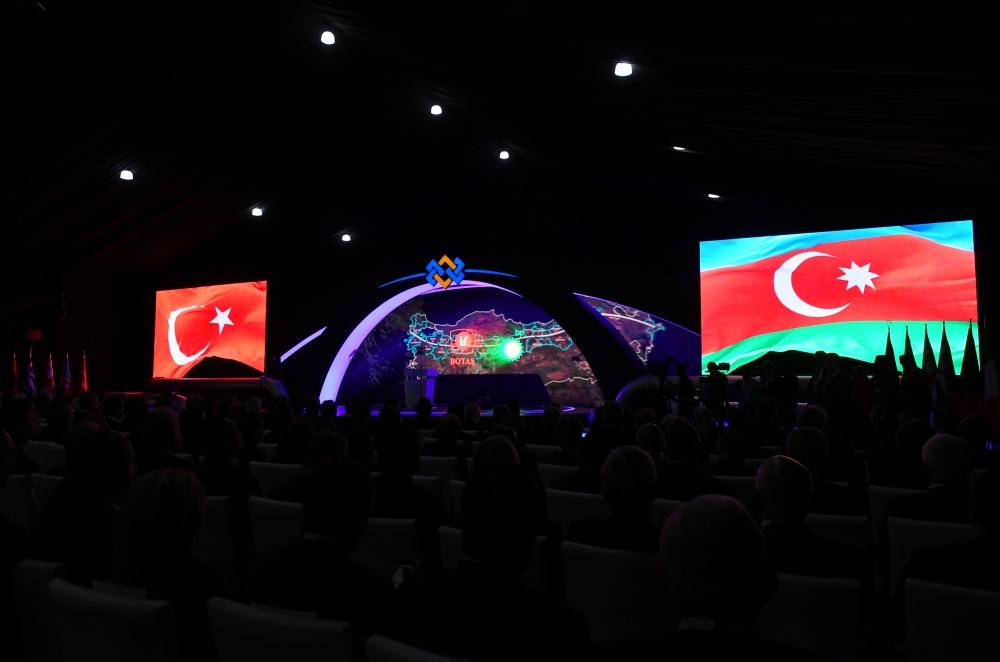 Azerbaijani president attends TANAP-Europe connection opening ceremony in Turkey’s Edirne (PHOTO)