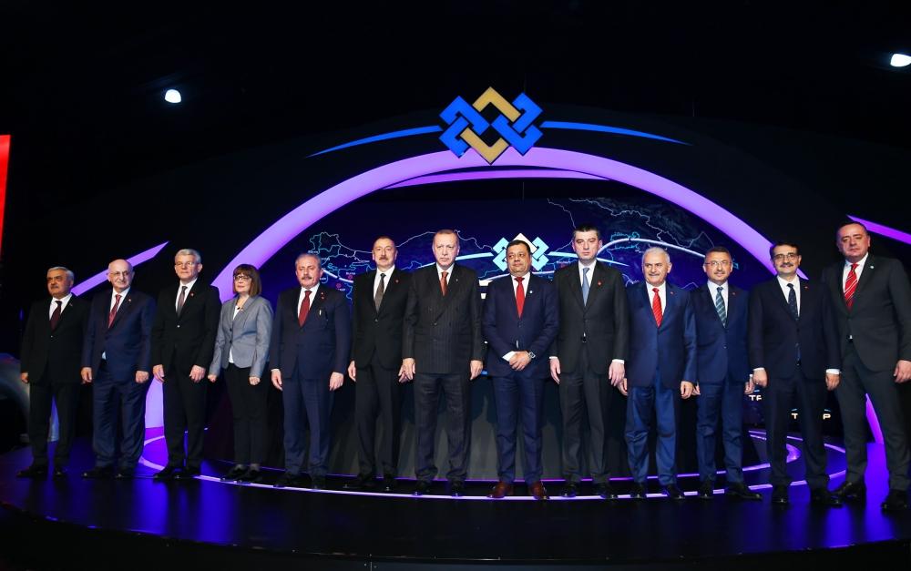 Azerbaijani president attends TANAP-Europe connection opening ceremony in Turkey’s Edirne (PHOTO)