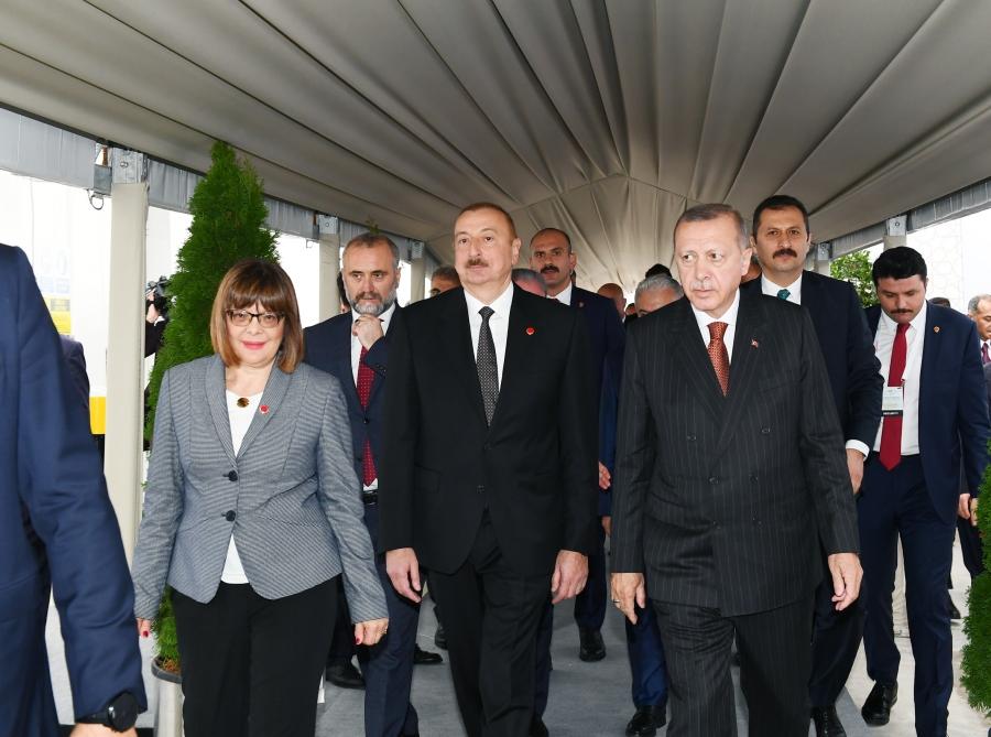 Azerbaijani president attends TANAP-Europe connection opening ceremony in Turkey’s Edirne (PHOTO)