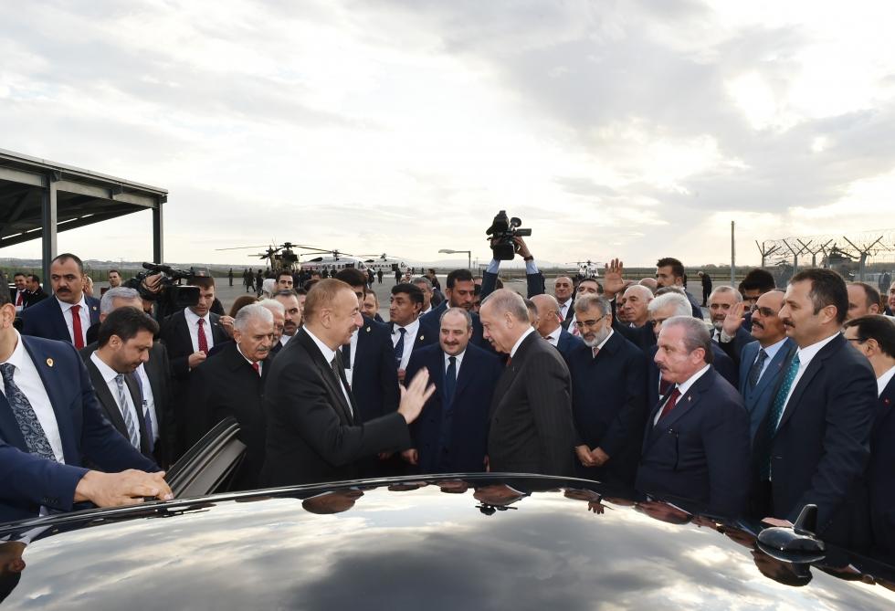 Azerbaijani president attends TANAP-Europe connection opening ceremony in Turkey’s Edirne (PHOTO)