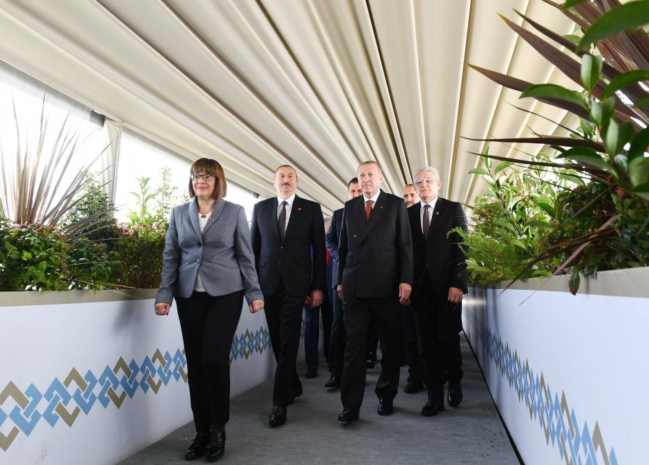 Azerbaijani president attends TANAP-Europe connection opening ceremony in Turkey’s Edirne (PHOTO)