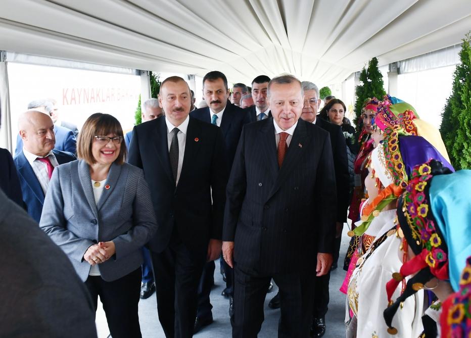 Azerbaijani president attends TANAP-Europe connection opening ceremony in Turkey’s Edirne (PHOTO)