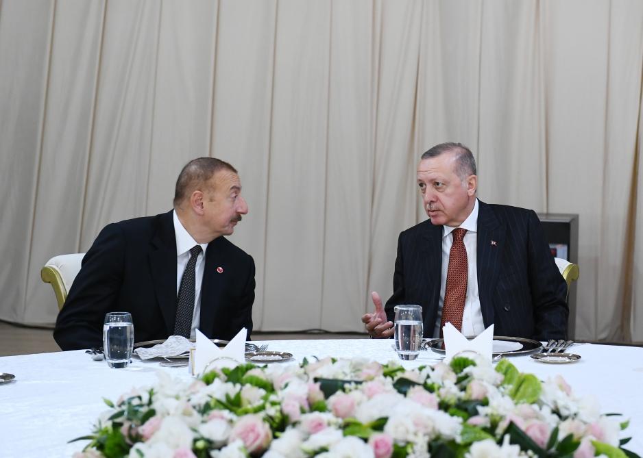President Ilham Aliyev attends reception for participants of opening ceremony of TANAP-Europe connection (PHOTO)