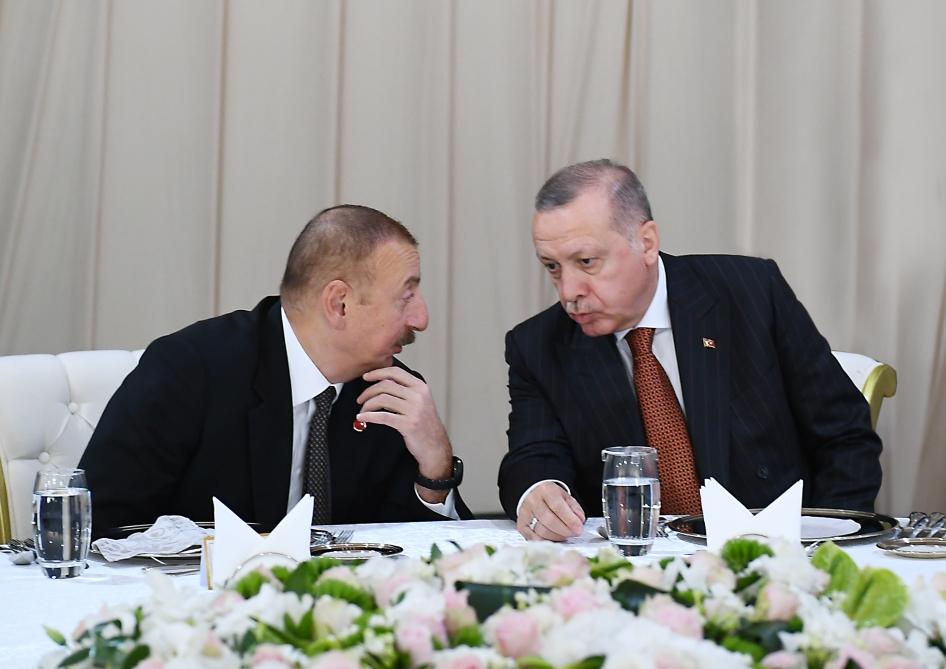 President Ilham Aliyev attends reception for participants of opening ceremony of TANAP-Europe connection (PHOTO)