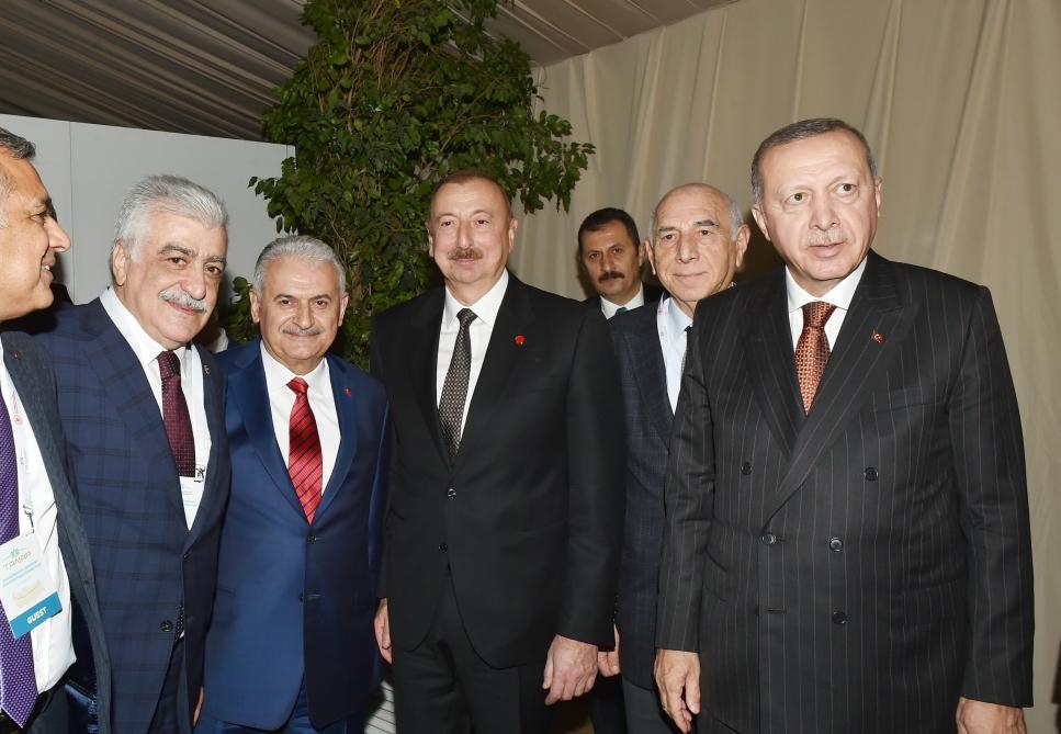 President Ilham Aliyev attends reception for participants of opening ceremony of TANAP-Europe connection (PHOTO)