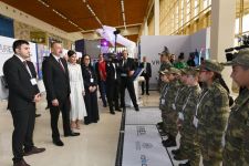 Azerbaijani president with first lady view Bakutel 2019 exhibition (PHOTO)