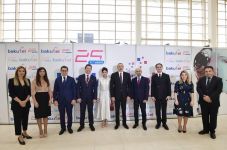 Azerbaijani president with first lady view Bakutel 2019 exhibition (PHOTO)