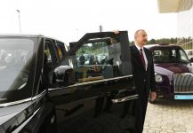 Azerbaijani president with first lady view Bakutel 2019 exhibition (PHOTO)