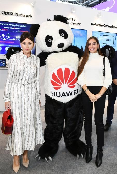 Azerbaijani president with first lady view Bakutel 2019 exhibition (PHOTO)
