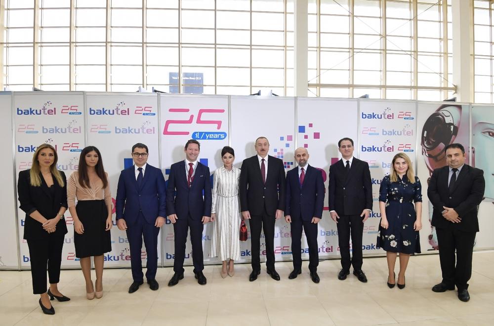 Azerbaijani president with first lady view Bakutel 2019 exhibition (PHOTO)
