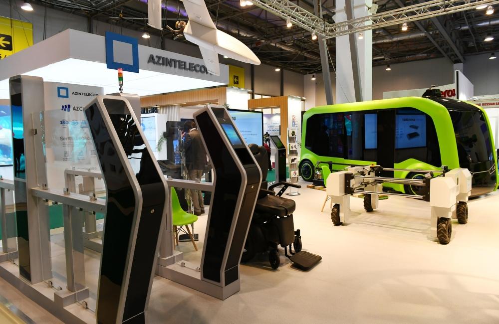 Azerbaijani president with first lady view Bakutel 2019 exhibition (PHOTO)