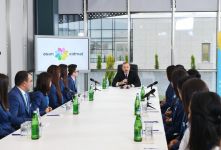 Azerbaijani president attends opening of ASAN Hayat complex in Shamakhi (PHOTO)