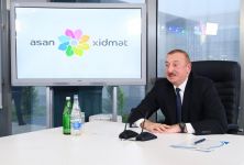 Azerbaijani president attends opening of ASAN Hayat complex in Shamakhi (PHOTO)