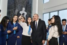 Azerbaijani president attends opening of ASAN Hayat complex in Shamakhi (PHOTO)