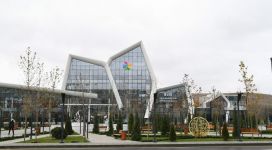 Azerbaijani president attends opening of ASAN Hayat complex in Shamakhi (PHOTO)