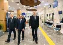 Azerbaijani president attends opening of ASAN Hayat complex in Shamakhi (PHOTO)