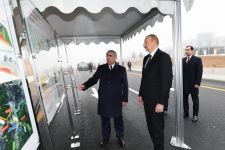 Azerbaijani president inaugurates 101-117th km section of Baku-Shamakhi-Yevlakh highway (PHOTO)