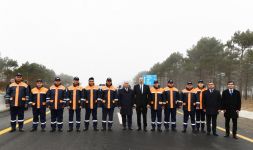 Azerbaijani president inaugurates 101-117th km section of Baku-Shamakhi-Yevlakh highway (PHOTO)