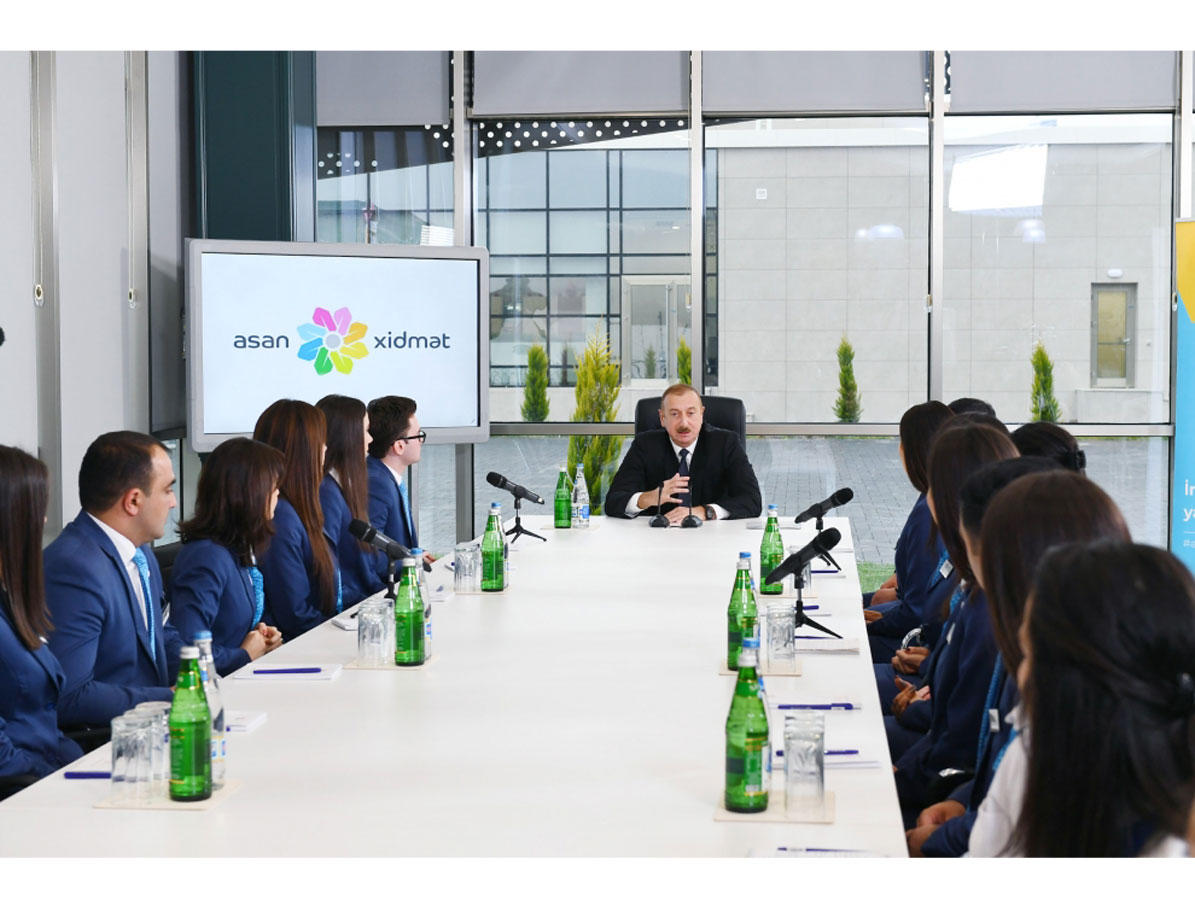 Azerbaijani president attends opening of ASAN Hayat complex in Shamakhi (PHOTO)