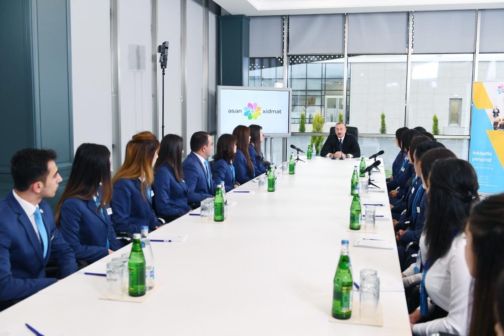 Azerbaijani president attends opening of ASAN Hayat complex in Shamakhi (PHOTO)
