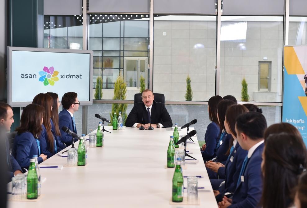 Azerbaijani president attends opening of ASAN Hayat complex in Shamakhi (PHOTO)