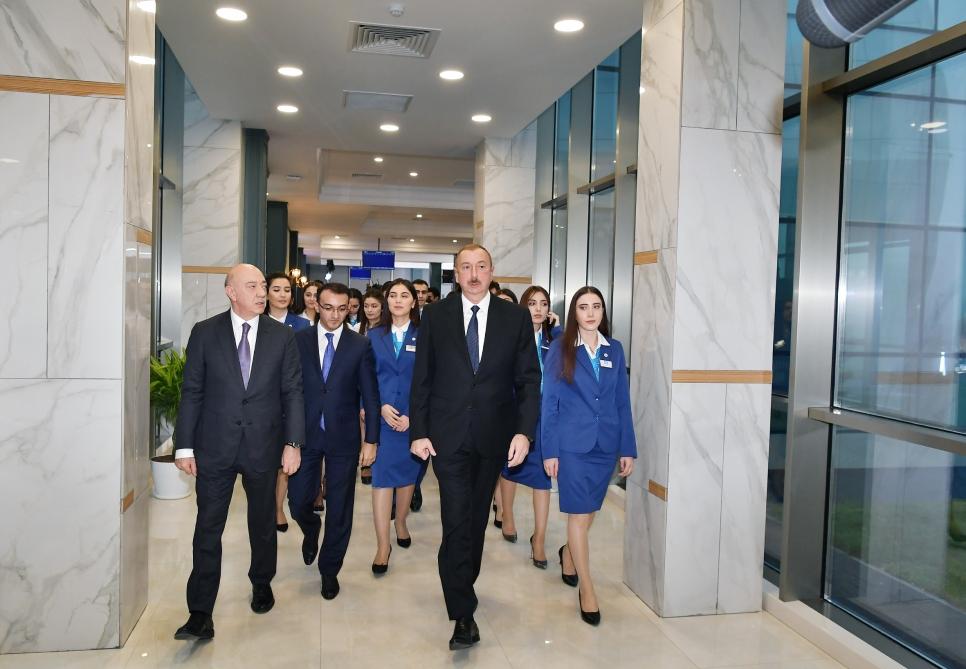 Azerbaijani president attends opening of ASAN Hayat complex in Shamakhi (PHOTO)
