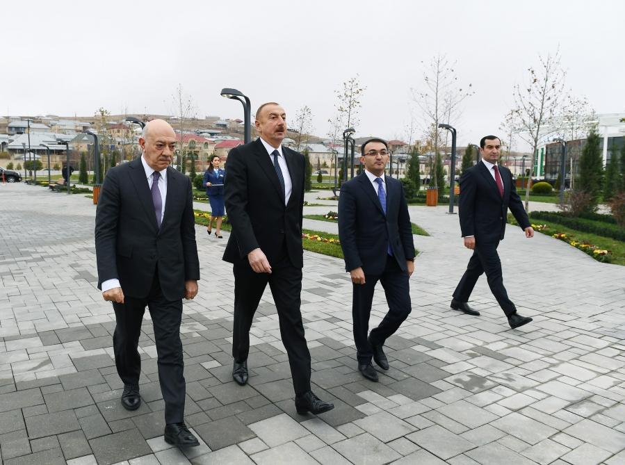 Azerbaijani president attends opening of ASAN Hayat complex in Shamakhi (PHOTO)