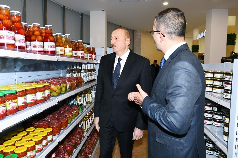 Azerbaijani president attends opening of ASAN Hayat complex in Shamakhi (PHOTO)