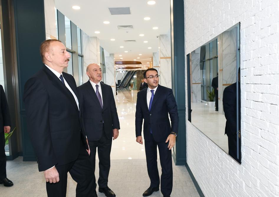 Azerbaijani president attends opening of ASAN Hayat complex in Shamakhi (PHOTO)