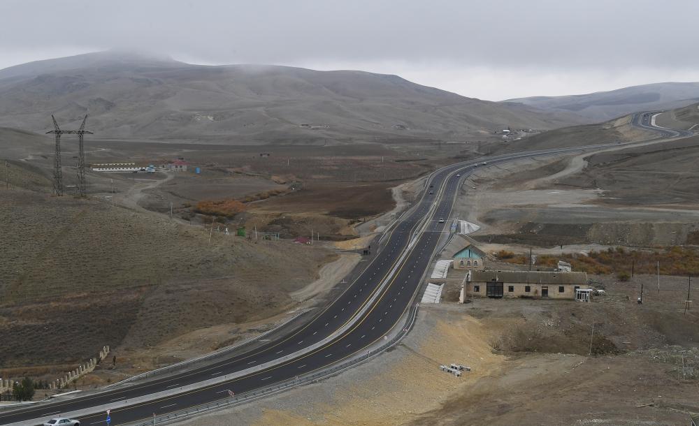 Azerbaijani president inaugurates 101-117th km section of Baku-Shamakhi-Yevlakh highway (PHOTO)