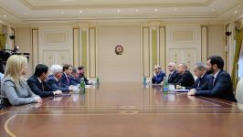 President Ilham Aliyev receives delegation led by Russian minister of economic development (PHOTO)