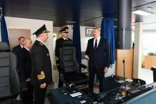 Azerbaijani president attends ceremony to launch first tanker built at Baku Shipyard (PHOTO)