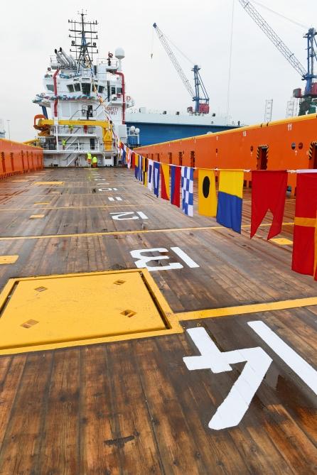 Azerbaijani president attends ceremony to launch first tanker built at Baku Shipyard (PHOTO)