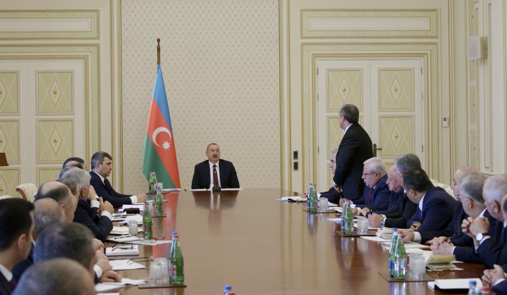 President Aliyev chairs meeting related to cotton growing in Azerbaijan (PHOTO)