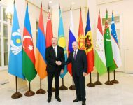 President Ilham Aliyev attended informal meeting of CIS heads of state in St. Petersburg (PHOTO)