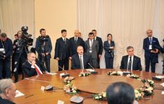 President Ilham Aliyev attended informal meeting of CIS heads of state in St. Petersburg (PHOTO)