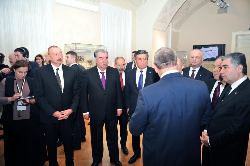 President Ilham Aliyev attended informal meeting of CIS heads of state in St. Petersburg (PHOTO)