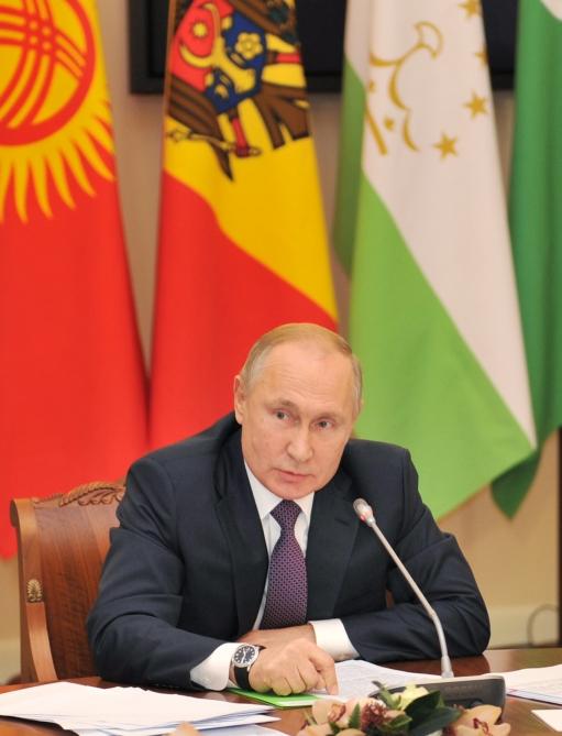 President Ilham Aliyev attended informal meeting of CIS heads of state in St. Petersburg (PHOTO)