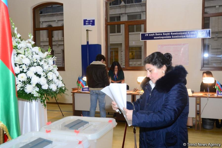 Highest and lowest voter turnout as of 17:00 (GMT +4) in Azerbaijan’s municipal elections