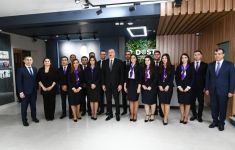 President Ilham Aliyev attends opening of DOST center No2 (PHOTO)