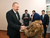 President Aliyev attends ceremony held to give out apartments to Karabakh war vets (PHOTO)