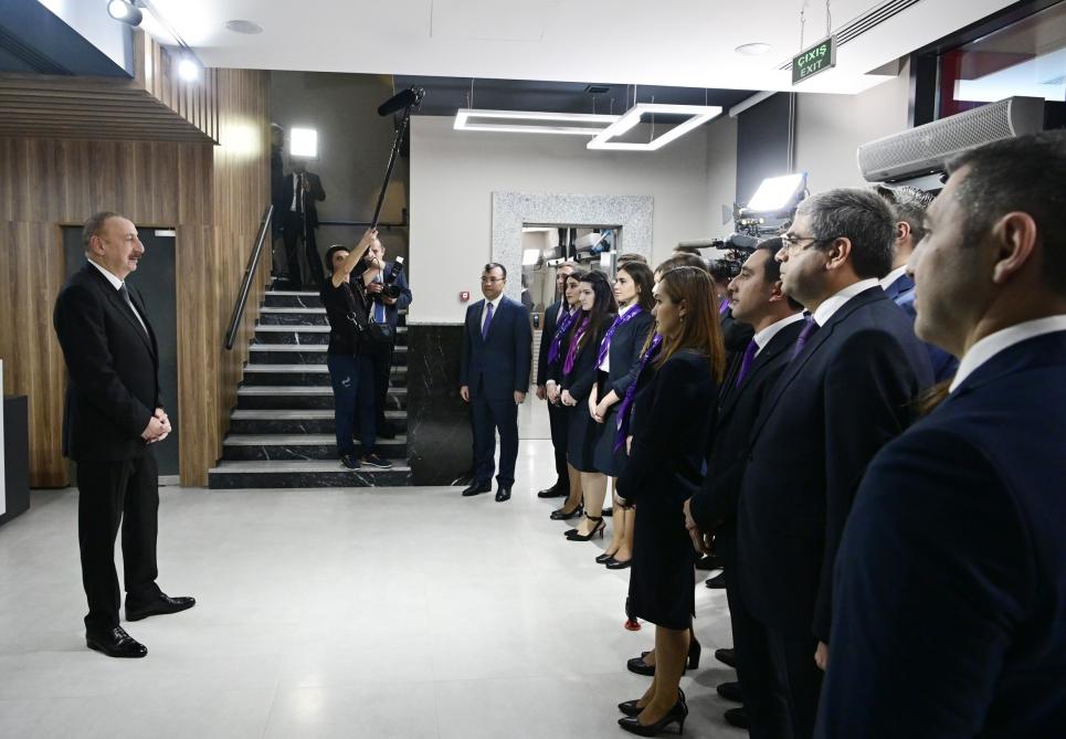 President Ilham Aliyev attends opening of DOST center No2 (PHOTO)