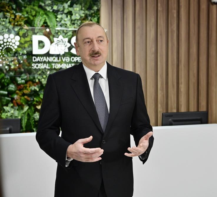 President Ilham Aliyev attends opening of DOST center No2 (PHOTO)