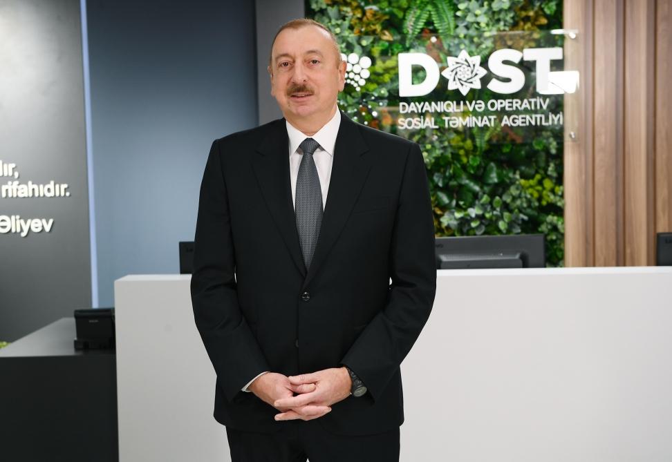 President Ilham Aliyev attends opening of DOST center No2 (PHOTO)