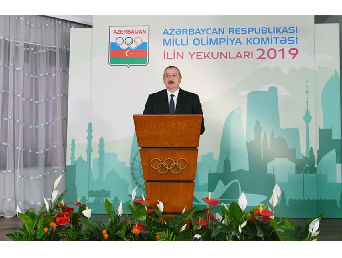 President Ilham Aliyev attends ceremony dedicated to 2019 sporting results (PHOTO)