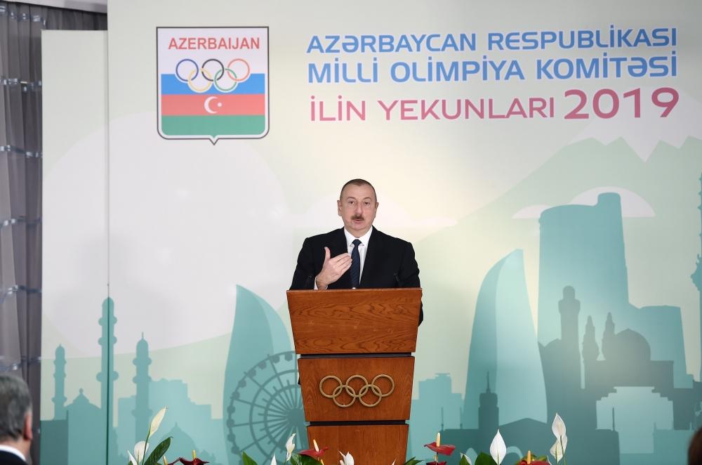 President Ilham Aliyev attends ceremony dedicated to 2019 sporting results (PHOTO)