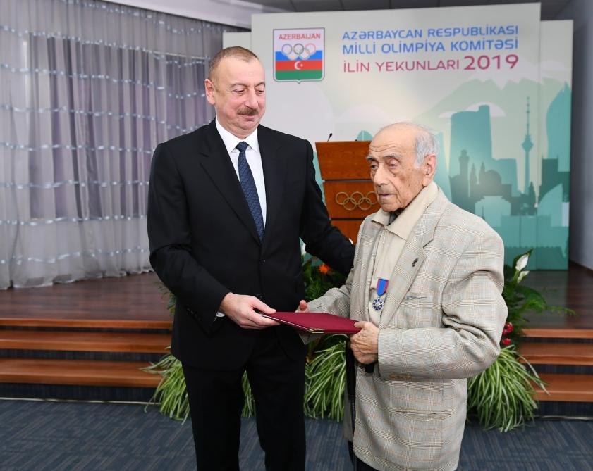 President Ilham Aliyev attends ceremony dedicated to 2019 sporting results (PHOTO)