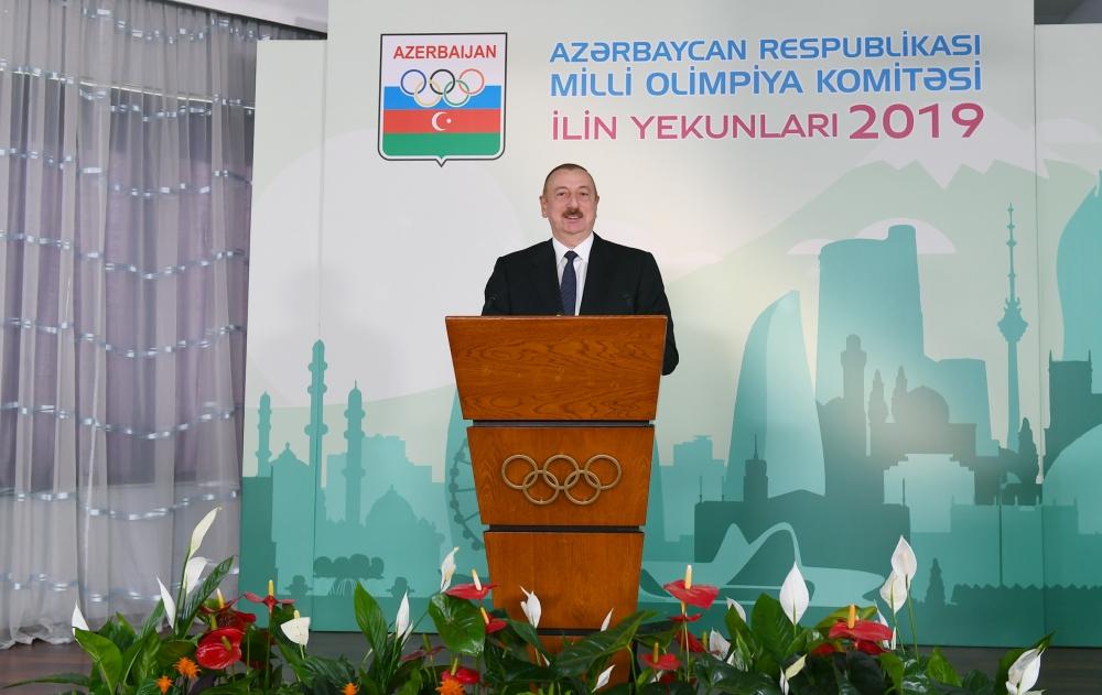 President Ilham Aliyev attends ceremony dedicated to 2019 sporting results (PHOTO)