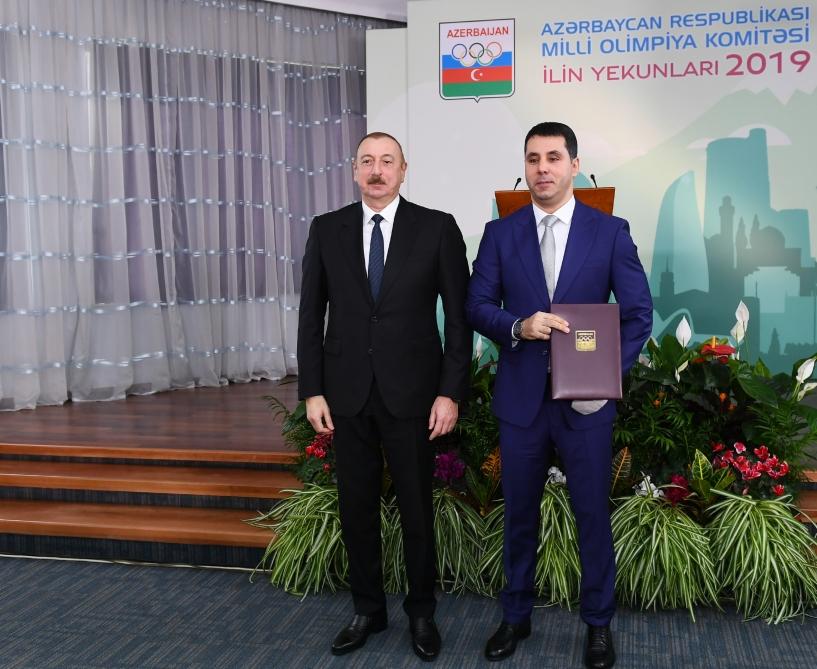 President Ilham Aliyev attends ceremony dedicated to 2019 sporting results (PHOTO)