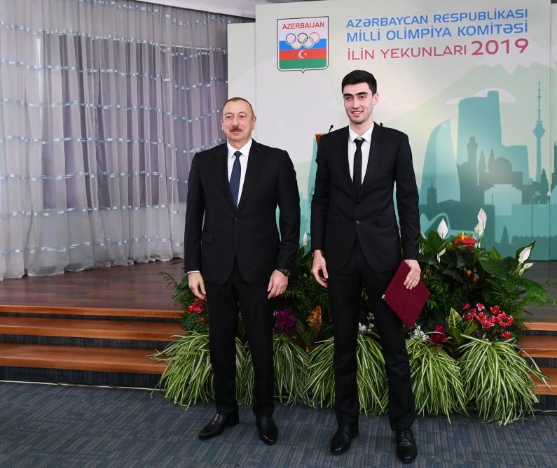 President Ilham Aliyev attends ceremony dedicated to 2019 sporting results (PHOTO)